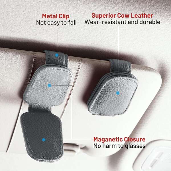 TeoX - Multifunctional clips for sun visor in car